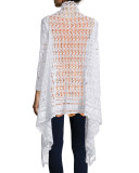 Swirl Crochet Jacket, Plus Size