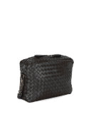 Small Intrecciato Camera Bag, Black