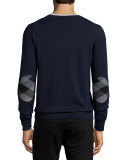 Dockley Wool V-Neck Sweater, Navy