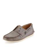 Schooner Leather Boat Shoe, Lead