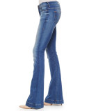 Charlize Faded Whiskered Flared Jeans