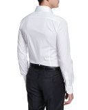 Long-Sleeve Woven Sport Shirt, White