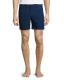 Bulldog Solid Swim Trunks, Navy