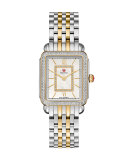 18mm Deco II Diamond Watch Head, Two-Tone
