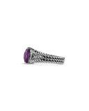 Petite Wheaton Ring with Amethyst and Diamonds