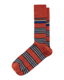 Merino Striped Wide-Rib Socks