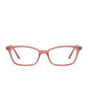 Scarla Cat-Eye Optical Frames, Raspberry