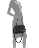 Pandora Sugar Small Leather Shoulder Bag, Black
