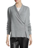 Cashmere Zip-Front Jacket 