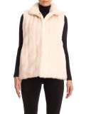 Reversible Mink Fur Down Vest