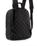 ridge st. siggy quilted backpack, black