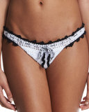 Low-Rise Crocheted Swim Bottom