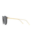 Leonard Mask Sunglasses, Gray