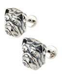 Sterling Bulldog Cuff Links 
