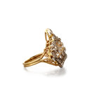 Diamond Coronet Ring in 14K Gold