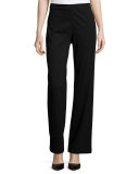 Straight-Leg Ponte Pants
