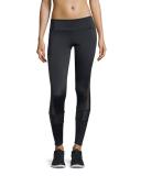 Power Sport Leggings, Black Pebbles