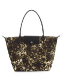 Le Pliage Néo Fantaisie Large Printed Tote Bag, Khaki