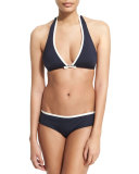 plage du midi halter swim top
