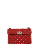 Rockstud Quilted Leather Crossbody Bag
