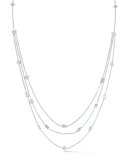 Mixed Cut Multi-Strand Diamond Necklace