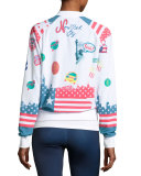 MB Court Central Jacket, White Pattern