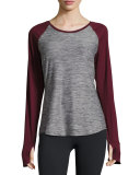 Motivation Long-Sleeve Training T-Shirt, TNF Medium Gray Heather