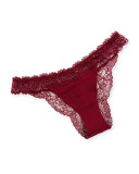 Charisma Lace Brazilian Briefs, Bordeaux