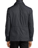 All-Weather Safari Jacket, Barchetta Blue