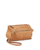 Pandora Mini Leather Shoulder Bag, Caramel