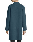Brushed Wool Double-Face Coat 