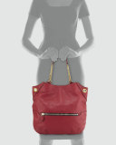 Selina Chain Shoulder Bag, Burgundy