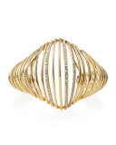 Orbital Crystal Cuff Bracelet