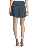 Wendolyn Striped Button-Front Skirt