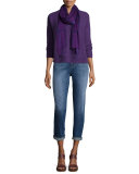 Long-Sleeve V-Neck Top