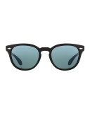 Sheldrake Plus 52 Photochromic Sunglasses, Black Matte