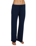 Cara Drawstring Wide-Leg Lounge Pants 