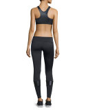 Power Sport Leggings, Black Pebbles