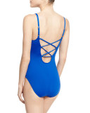 All Meshed Up One-Piece Swimsuit, Plus Size