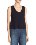 Boxy Cotton Rib Tank Top