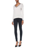 Maria High-Rise Skinny Jeans, Bluebird