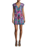 Bali Batik Printed Tunic Coverup Dress