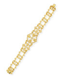 Aegean 18k Diamond Cross Bracelet