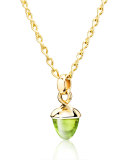 Mikado Bouquet Peridot Pendant Enhancer in Yellow Gold