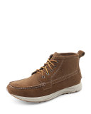 Booker 1955 Suede Moc-Toe Boot, Nutmeg