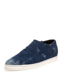 Nash Denim Slip-On Sneaker, Blue Marine
