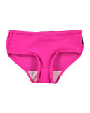 Nicole Solid Bikini Swim Bottom, Hot Pink, Size 2T-12