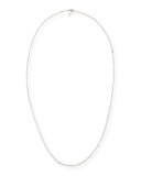 Rose-Cut Diamond Strand Necklace in Platinum