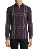 Nelson Check Stretch-Cotton Shirt