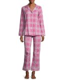 Paisley Love Long-Sleeve Classic Pajama Set